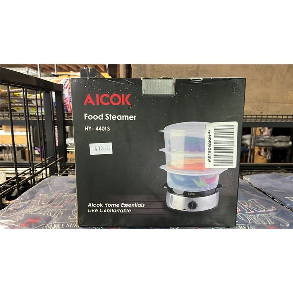 *NEW IN BOX* AICOK FOOD STEAMER HY-4401S