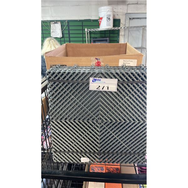*NEW IN BOX* SWISSTRAX RIBTRAX MODULAR FLOORING TILES