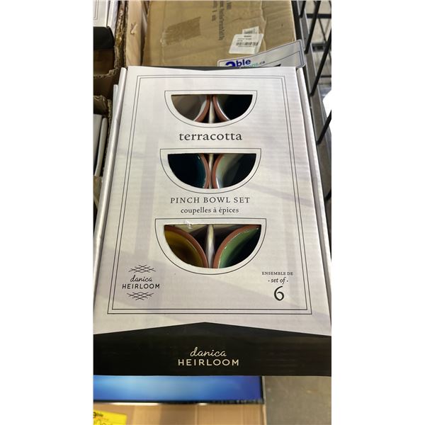 *NEW * CASE OF DANICA HEIRLOOM PINCHBOWLS: 6 SETS OF 6 PINCHBOWLS