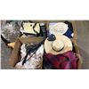 Image 1 : PALLET OF ASSORTED ITEMS INCLUDING; CLOTHING, HATS, HANDBAGS & MORE