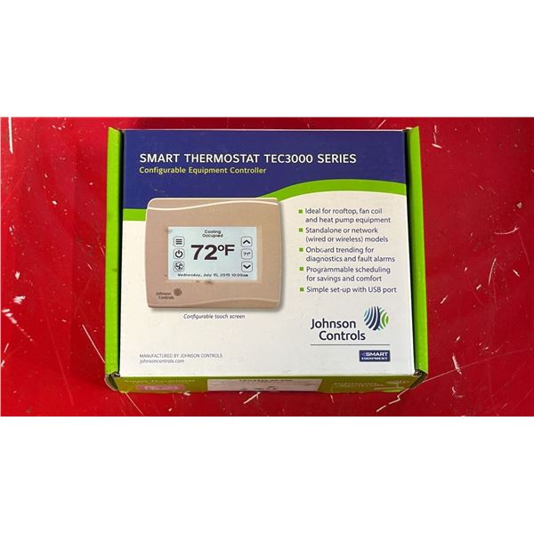 *NEW* JOHNSON CONTROLS SMART THERMOSTAT TEC3000 SERIES