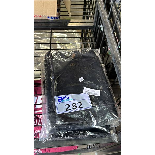 *NEW & INDIVIDUALLY PACKAGED* (4) BLACK WAIST CINCHERS: SIZE XXL