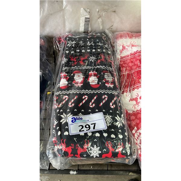 *NEW WITH TAGS* (10) PAIRS OF URBAN HERITAGE CHRISTMAS LEGGINGS: SIZES S - XL
