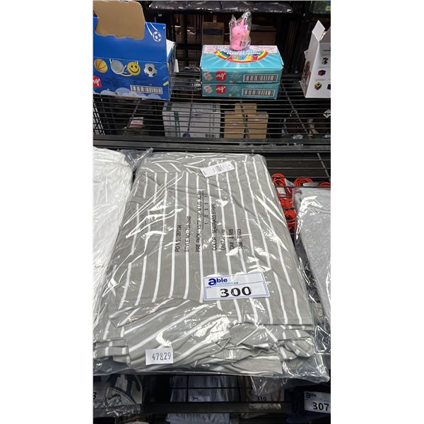 *NEW WITH TAGS* (10) BLUENOTES EVERYDAY TAUPE & WHITE STRIPED T SHIRTS: SIZES XS - XL