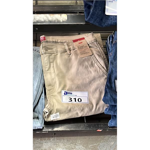 *NEW WITH TAGS* (2) PAIRS OF LEVI'S XX CHINO STANDARD TAPER STRETCH PANTS: SIZE 34 32 & 34 30