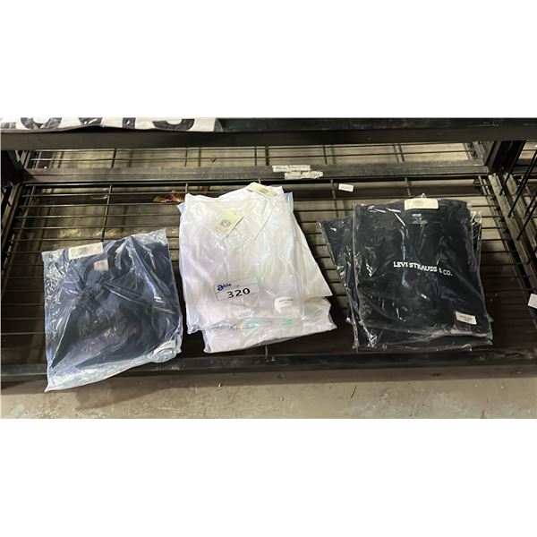 *NEW WITH TAGS* (8) ASSORTED LEVI'S SHIRTS: SIZE L