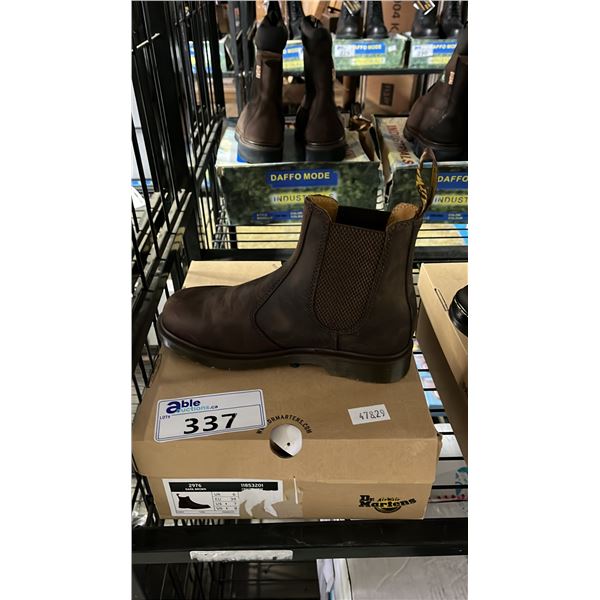 *NEW IN BOX* DR, MARTENS AIR WAIR DARK BROWN LEATHER BOOTS: MEN'S 7/LADIES 8