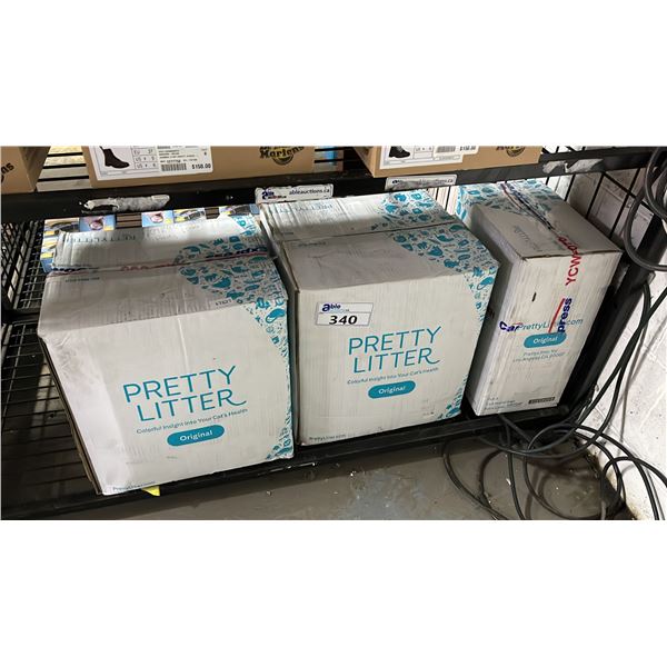 *NEW* (3) BOXES OF PRETTY LITTER ORIGINAL KITTY LITTER