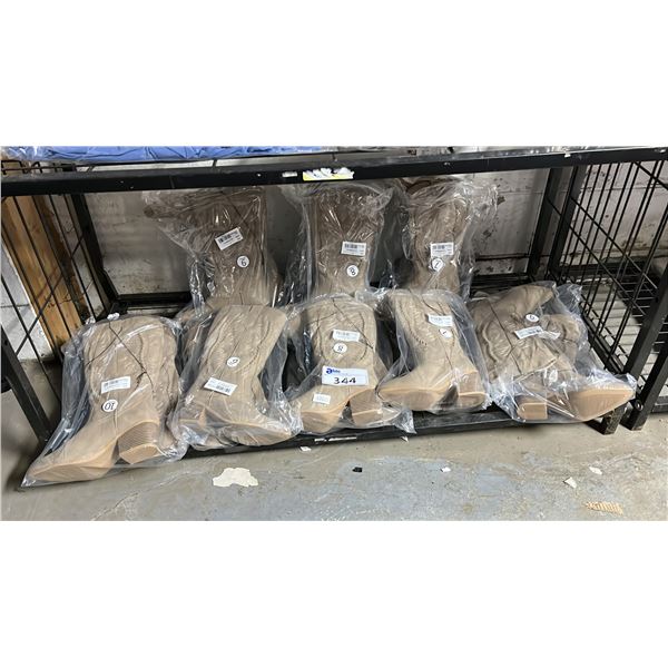 *NEW* SHELF OF ARDENE TAUPE KNEE HIGH BOOTS; ASSORTED SIZES