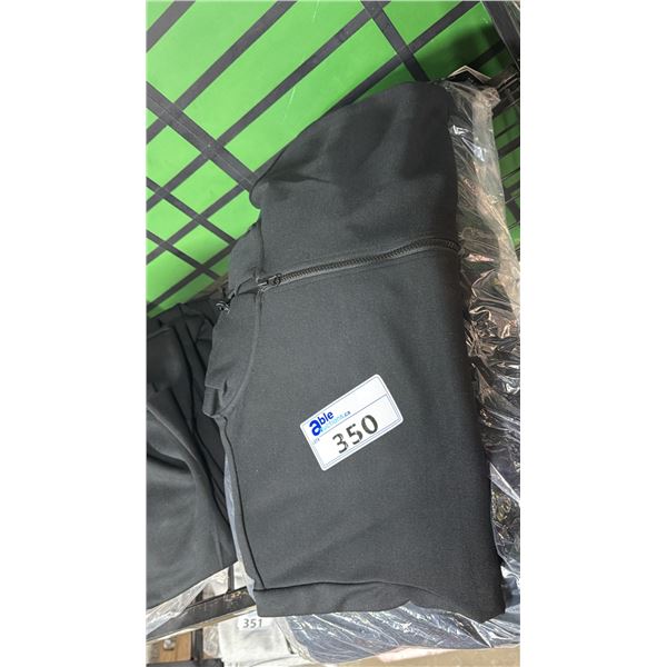 *NEW WITH TAGS* (9) URBAN ACTIVE BLACK ZIPPERED HOODIES: SIZE S - XL