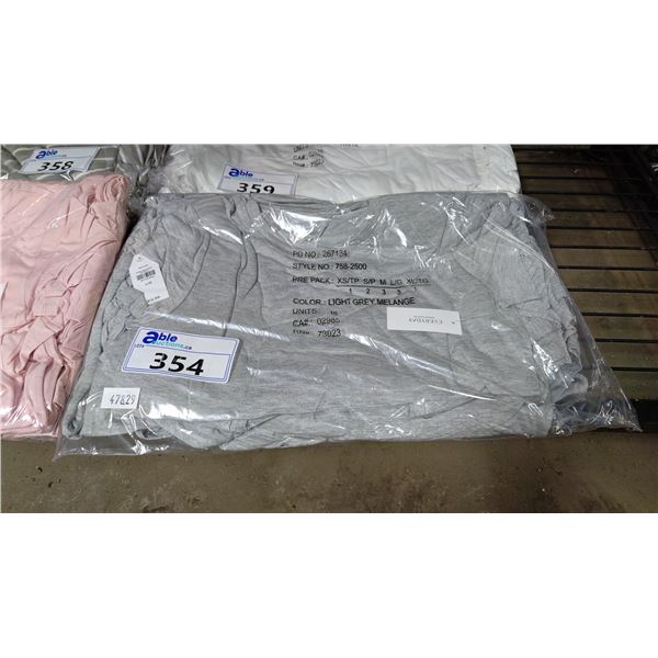 *NEW WITH TAGS* (10) BLUENOTES EVERYDAY GREY T SHIRTS: SIZES XS - XL