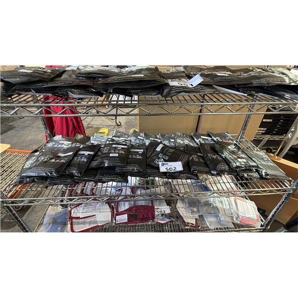 SHELF OF ASSORTED ANTI-POLLUTION FACE MASKS