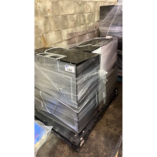 PALLET OF ASSORTED MICROWAVES (UNKNOWN WORKING CONDITION, MAY BE MISSING PARTS & PIECES)
