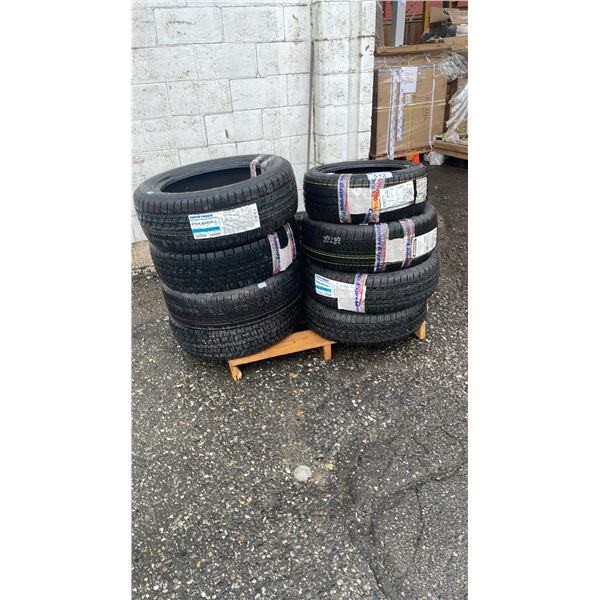 PALLET OF ASSORTED *NEW* TIRES INCLUDING; BRIDGESTONE ALENZA SPORT A/S 315/40R21 115V XL,
