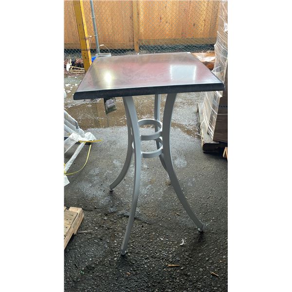*NEW* RATANA SEATTLE BAR HEIGHT TABLE 24" X 24" WITH ALUMINUM BASE (NO HARDWARE)