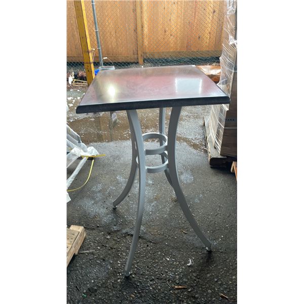 *NEW* RATANA SEATTLE BAR HEIGHT TABLE 24" X 24" WITH ALUMINUM BASE (NO HARDWARE)