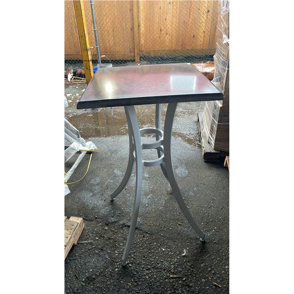 *NEW* RATANA SEATTLE BAR HEIGHT TABLE 24" X 24" WITH ALUMINUM BASE (NO HARDWARE)