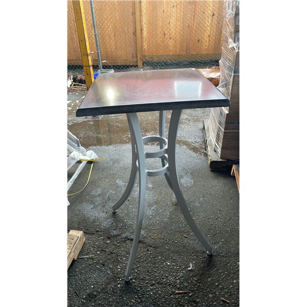 *NEW* RATANA SEATTLE BAR HEIGHT TABLE 24" X 24" WITH ALUMINUM BASE (NO HARDWARE)
