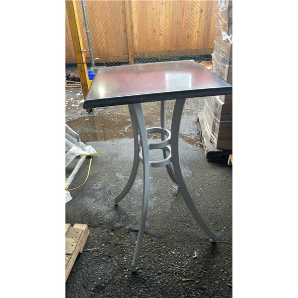 *NEW* RATANA SEATTLE BAR HEIGHT TABLE 24" X 24" WITH ALUMINUM BASE (NO HARDWARE)
