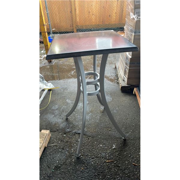 *NEW* RATANA SEATTLE BAR HEIGHT TABLE 24" X 24" WITH ALUMINUM BASE (NO HARDWARE)