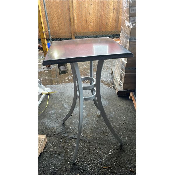 *NEW* RATANA SEATTLE BAR HEIGHT TABLE 24" X 24" WITH ALUMINUM BASE (NO HARDWARE)