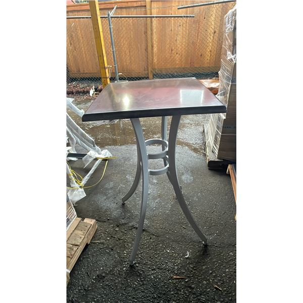 *NEW* RATANA SEATTLE BAR HEIGHT TABLE 24" X 24" WITH ALUMINUM BASE (NO HARDWARE)