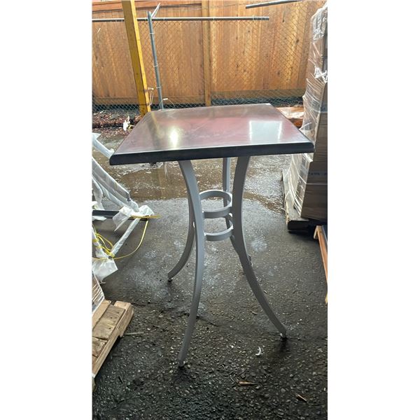 *NEW* RATANA SEATTLE BAR HEIGHT TABLE 24" X 24" WITH ALUMINUM BASE (NO HARDWARE)
