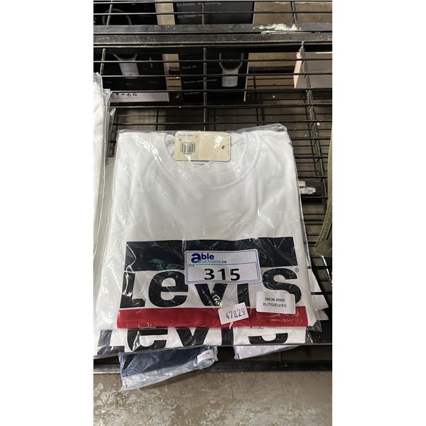 *NEW WITH TAGS* (2) LEVI'S T-SHIRTS SIZE XL