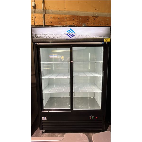 NEWTOP PORTABLE COMMERCIAL COOLER MODEL SML-GD45-BLK