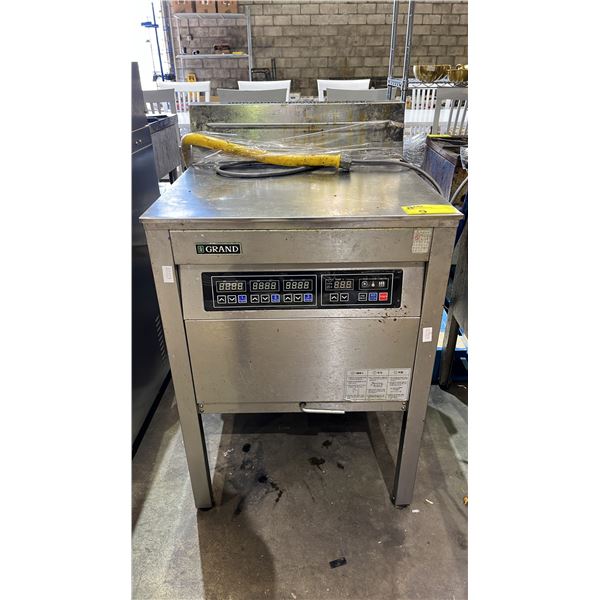 GRAND WOOSUNG COMMERCIAL STAINLESS STEEL GAS FRYER 29L MODEL GW-GF601N