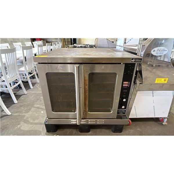 EFI PORTABLE COMMERCIAL STAINLESS STEEL GAS-FIRED CONVECTION OVEN WITH LEGS MODEL RCTCV-1N