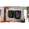 Image 3 : (3) PORTABLE WIRELESS SPEAKERS AND (2) SETS OF MINI DIGITAL SPEAKERS