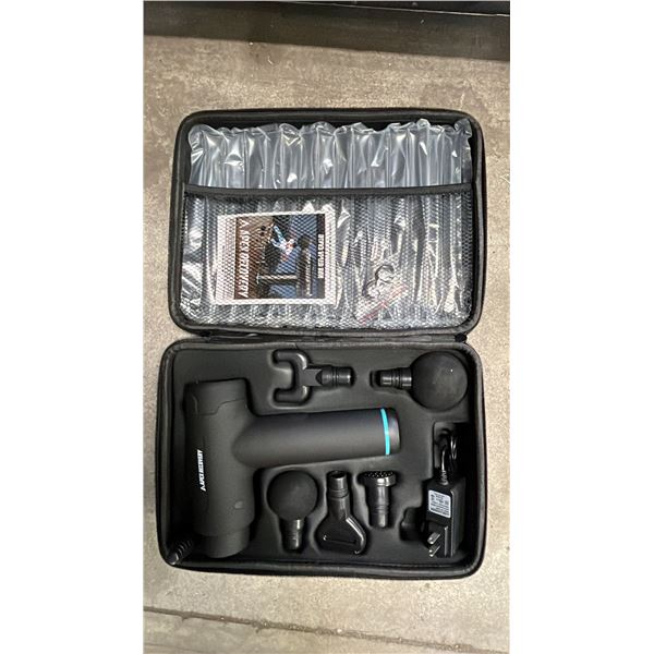 *NEW IN BOX* TONCUR MASSAGE GUN WITH 6 ATTACHMENTS