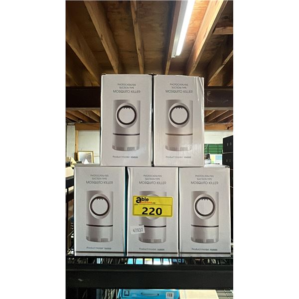 *NEW IN BOX* (5) PHOTOCATALYSIS SUCTION TYPE MOSQUITO KILLERS