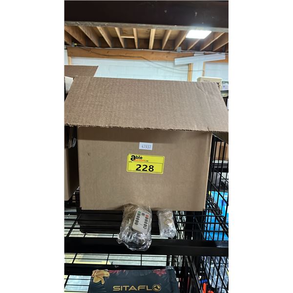 BOX OF ASSORTED MULTICOLOUR MICRO STRING LED LIGHTS WITH REMOTE