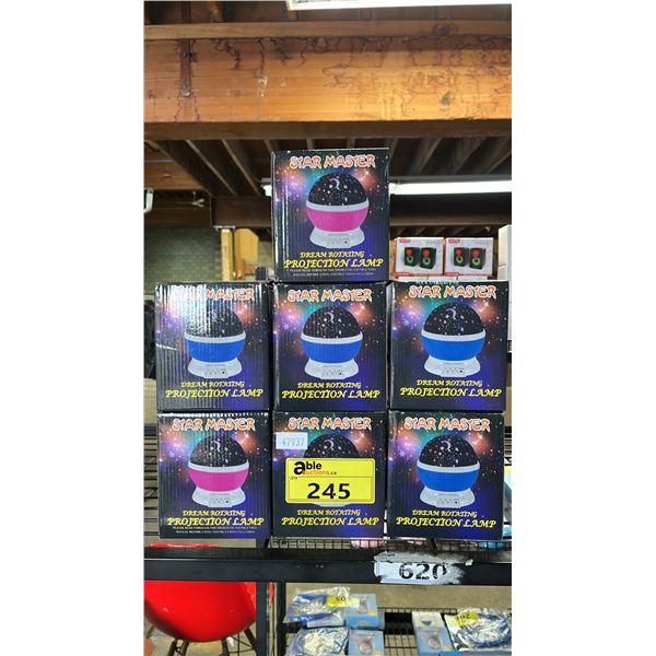 *NEW IN BOX* (7) STAR MASTER DREAM ROTATING PROJECTION LAMPS