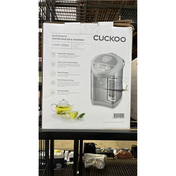 CUCKOO 3.3L AUTOMATIC WATER BOILER & WARMER