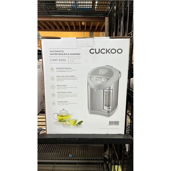 CUCKOO 3.3L AUTOMATIC WATER BOILER & WARMER
