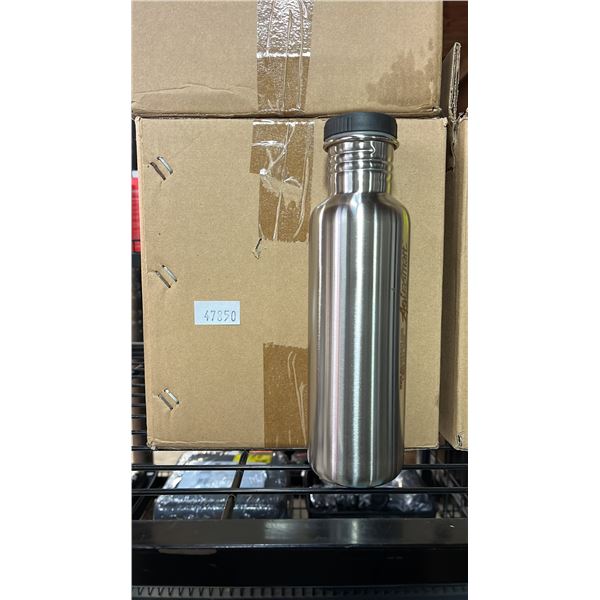 *NEW IN BOX* (12) AQUASMART STAINLESS STEEL WATER BOTTLES
