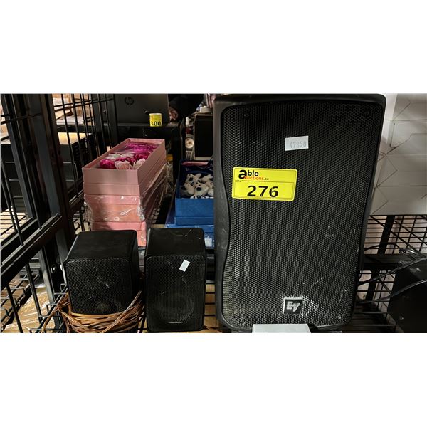 ELECTRO-VOICE PASSIVE LOUD SPEAKER SET- * WORKING CONDITION UNKNOWN*