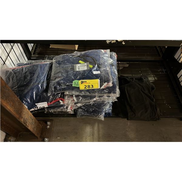 ZIPPERED HOODIES WITH MATCHING JOGGERS AND PAIR OF JEANS