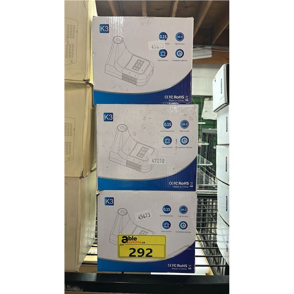 *NEW IN BOX* (3) K3 NON-CONTACT INFRARED THERMOMETERS