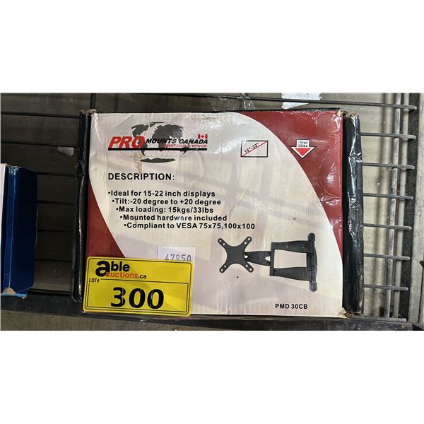 PRO MOUNTS CANADA TV MOUNT 15"-22"
