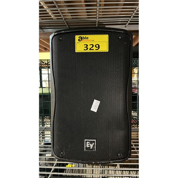 ELECTRO-VOICE ZXA1 AMPLIFIED 2-WAY LOUDSPEAKER SYSTEM -*WORKING CONDITION UNKNOWN/NO POWER CODE*
