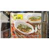 Image 3 : BOX SET OF 6 INDIVIDUAL BAKING DISHES AND REDMOND PERSONAL BLENDER