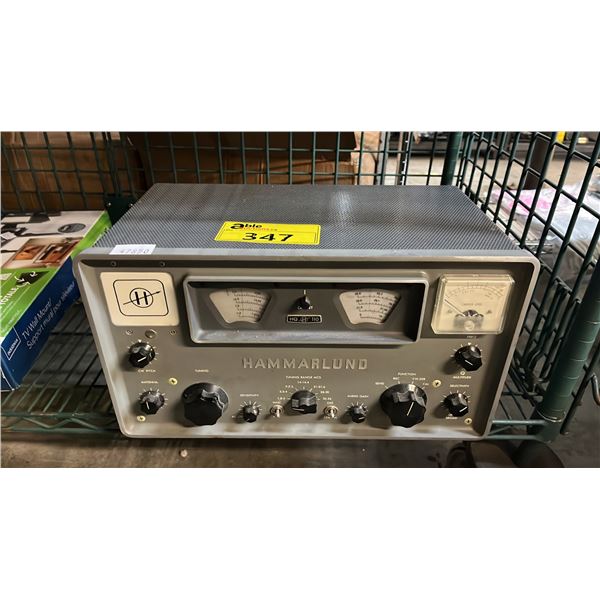 VINTAGE HAMMARLUND COMMUNICATIONS RADIO RECEIVER HQ-110C *WORKING CONDITION UNKNOWN*