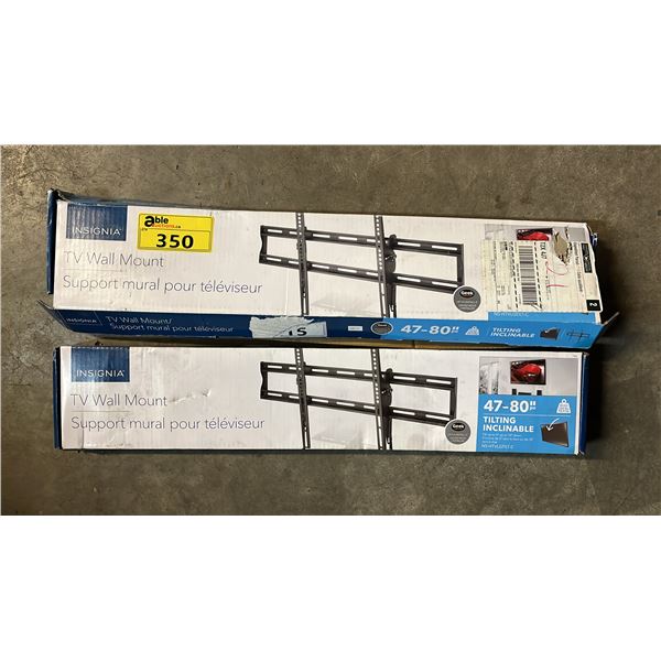 (2) INSIGNIA TV WALL MOUNT 47-80"