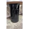 Image 2 : 36" DIAMETER ROUND METAL TABLE WITH METAL BARREL BASE