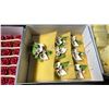 Image 6 : SHELF OF ASSORTED EDIBLE CAKE DECORATIONS:  FLOWERS, HEARTS & BUTTERFLIES