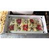 Image 2 : SHELF OF ASSORTED EDIBLE FLOWER CAKE DECORATIONS